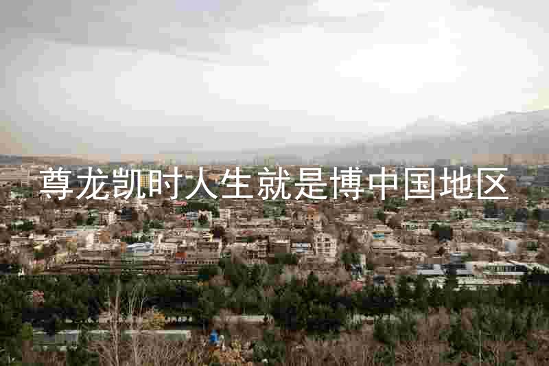 尊龙凯时人生就是博中国地区